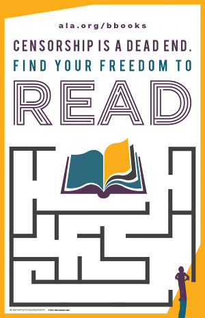 Find Your Freedom to Read Poster